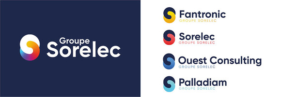 De nouveaux logos pour le Groupe Sorelec !